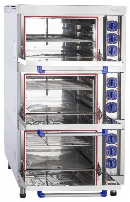 Шкаф жарочный ШЖЭ-3-01, нерж. духовка, подставка, 840x900x1500 мм, лицев. нерж.